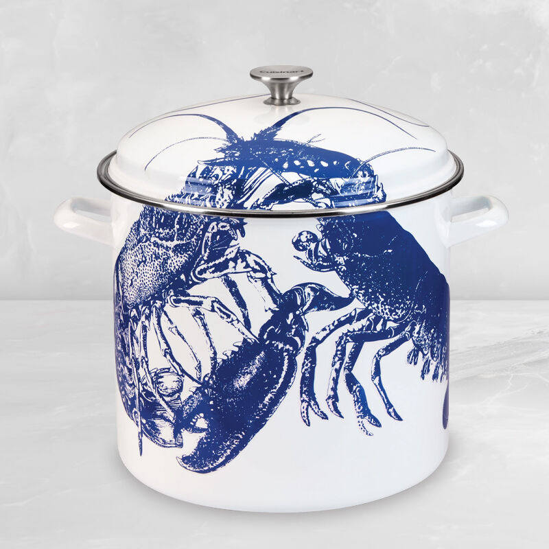 Cuisinart Caskata 16 Qt. Enamel on Steel Stockpot with Cover — Catalog Product - Image 3