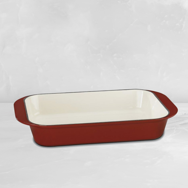 Chef’s Classic Enameled Cast Iron Cookware 14" Roasting/Lasagna Pan - Image 3