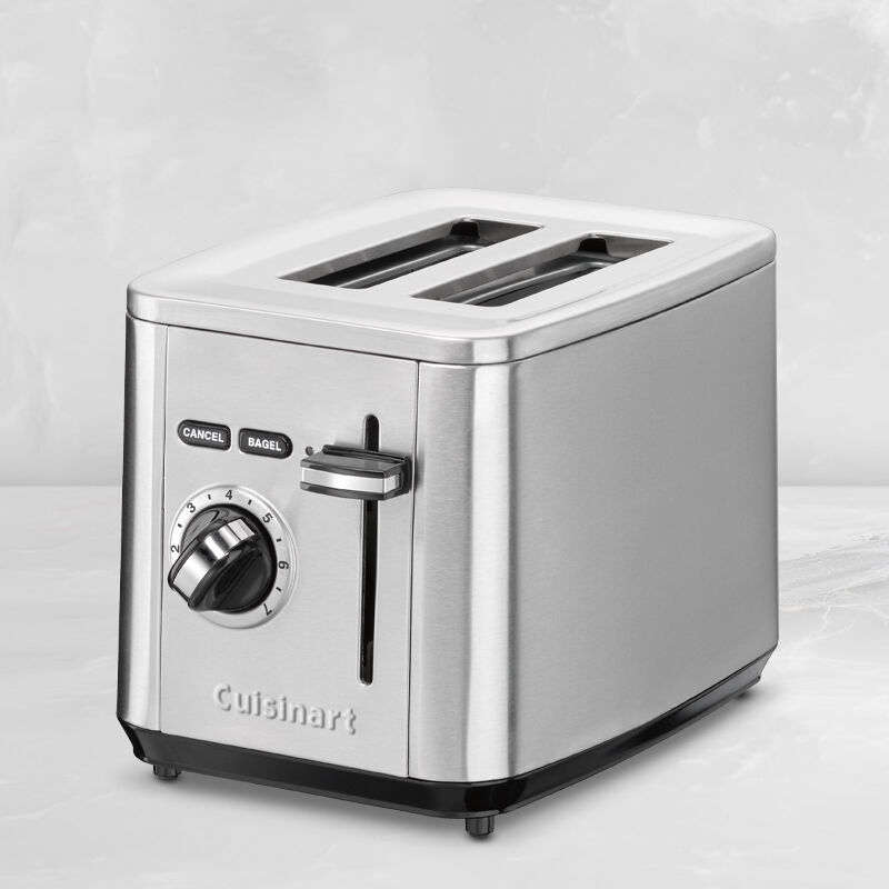 2-Slice Stainless Steel Toaster — Butter
