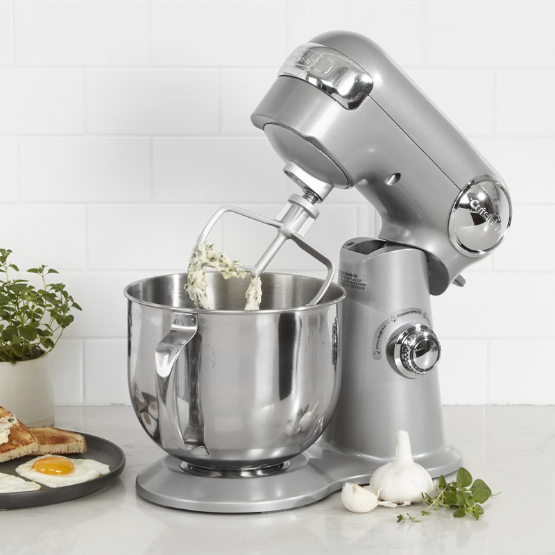 Silver – Precision Master 5.5-QT (5.2L) Stand Mixer — Bowl - Image 8