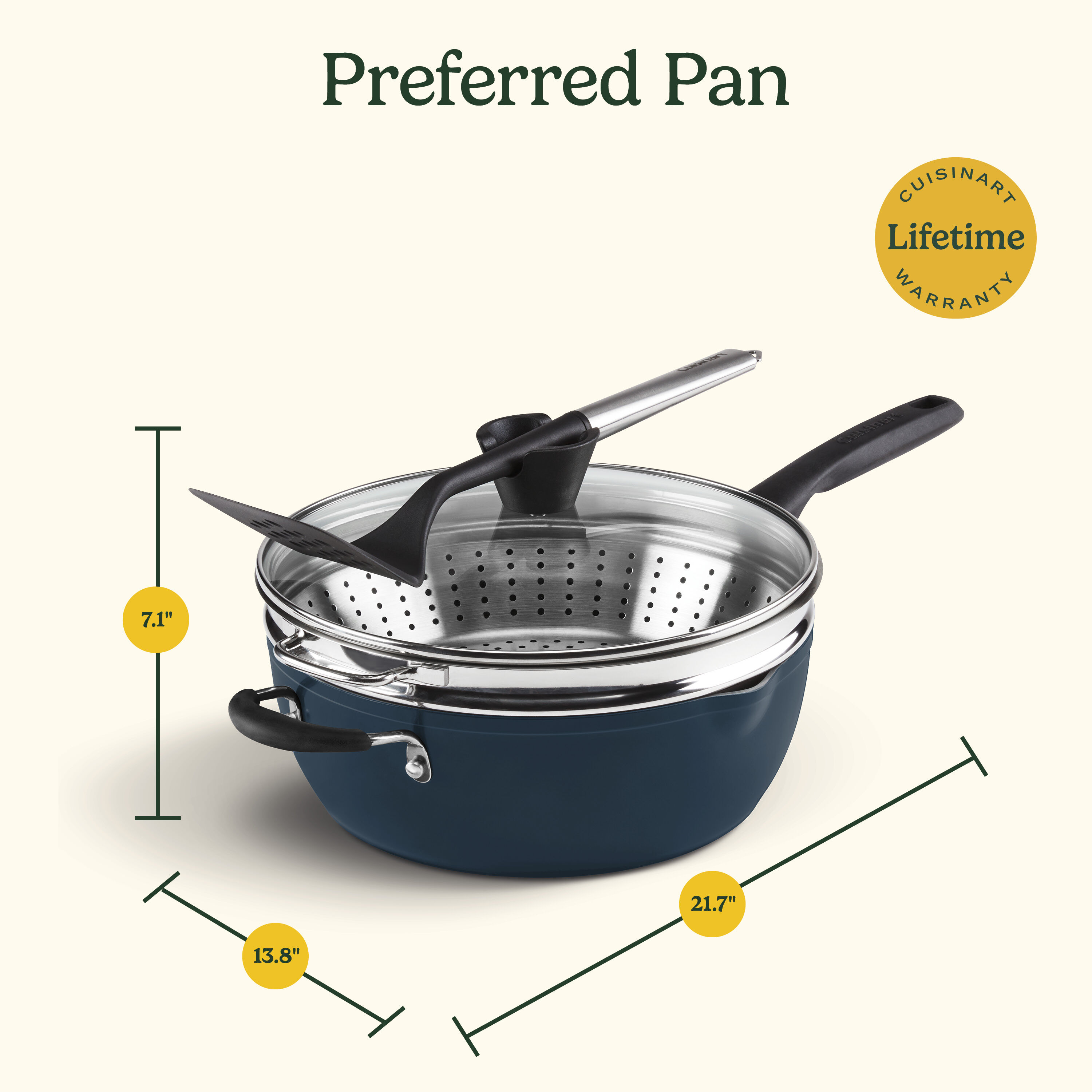 Nouveau Navy – Cuisinart Preferred Pan 4 Piece Set - Image 11