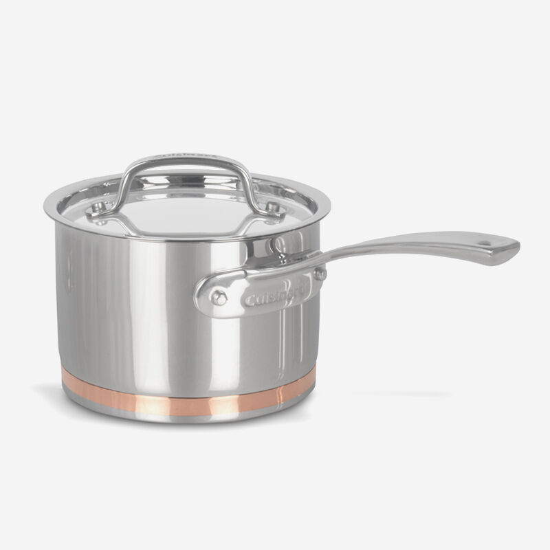 11-Piece Stainless Steel Copper Band Cookware Set - Image 3