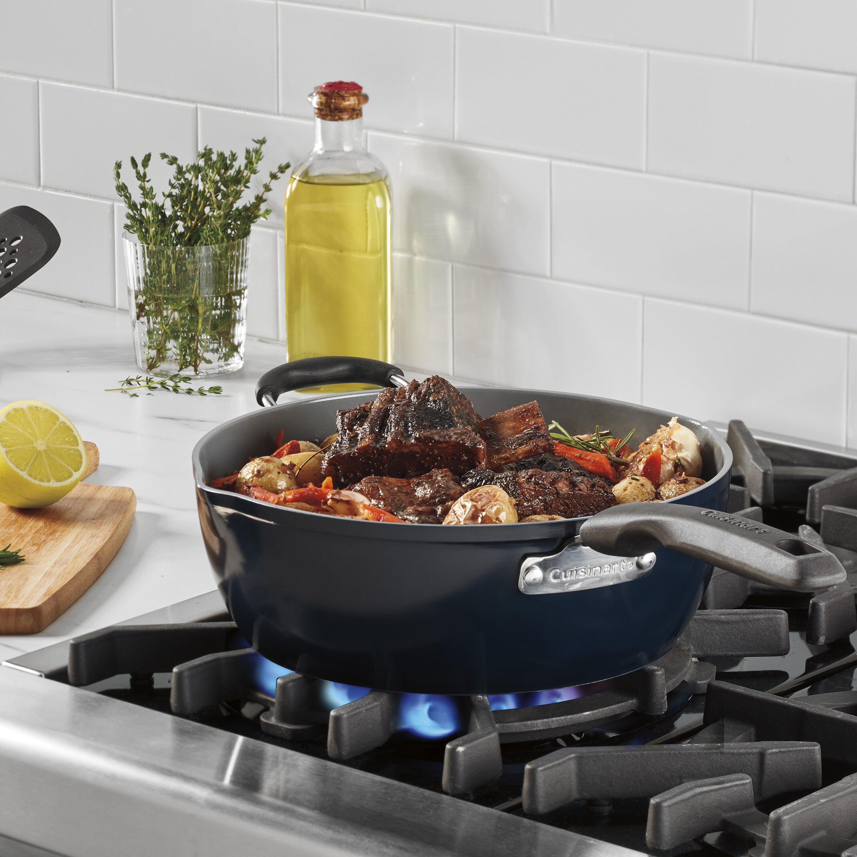 Nouveau Navy – Cuisinart Preferred Pan 4 Piece Set - Image 5
