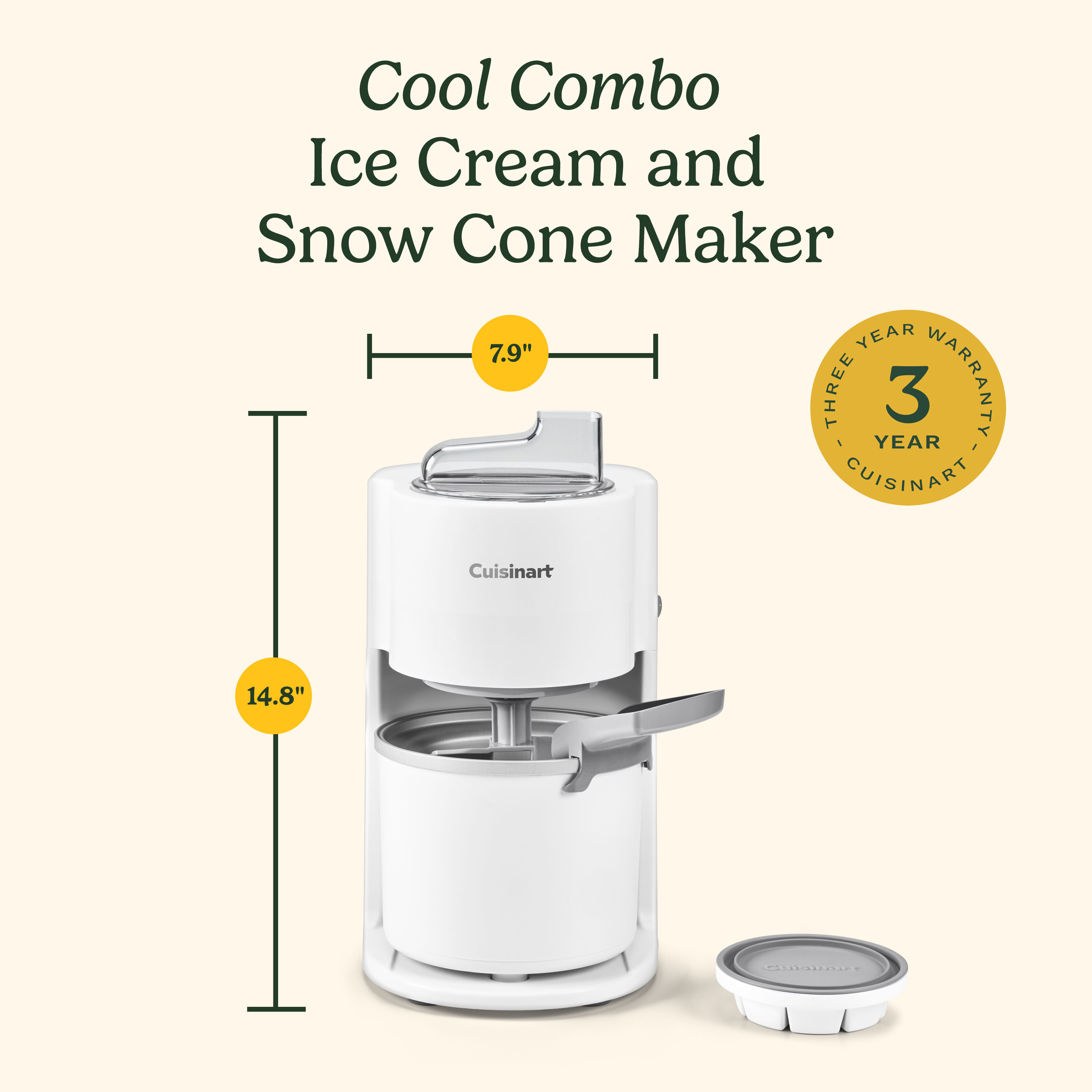 Cool Combo Ice Cream Maker and Snow Cone Machine - Image 10