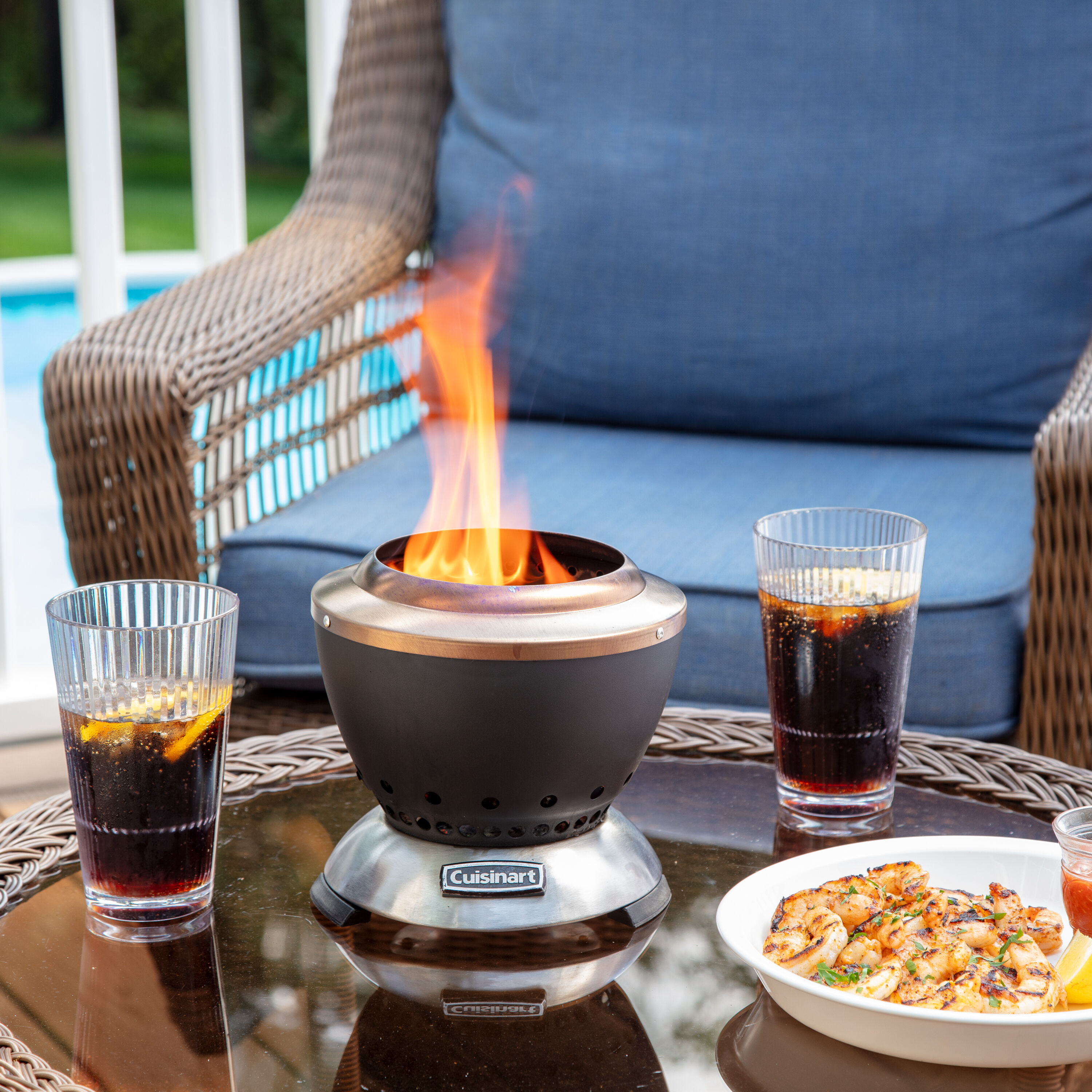 Cuisinart 7.5” Cleanburn Smokeless Table Top Fire Pit