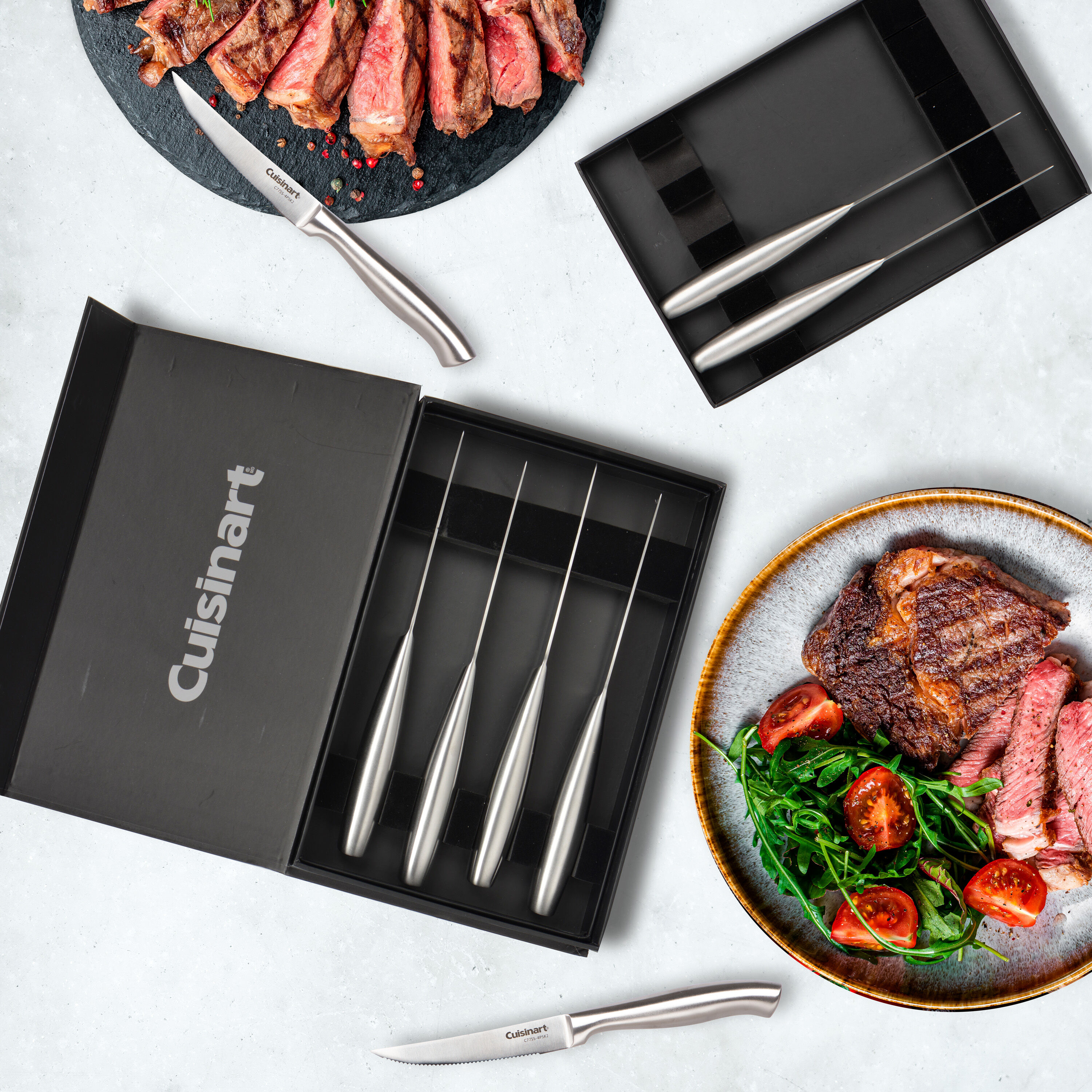 8-Piece Premium German Stainless Steel Steak Knife Set - Image 3