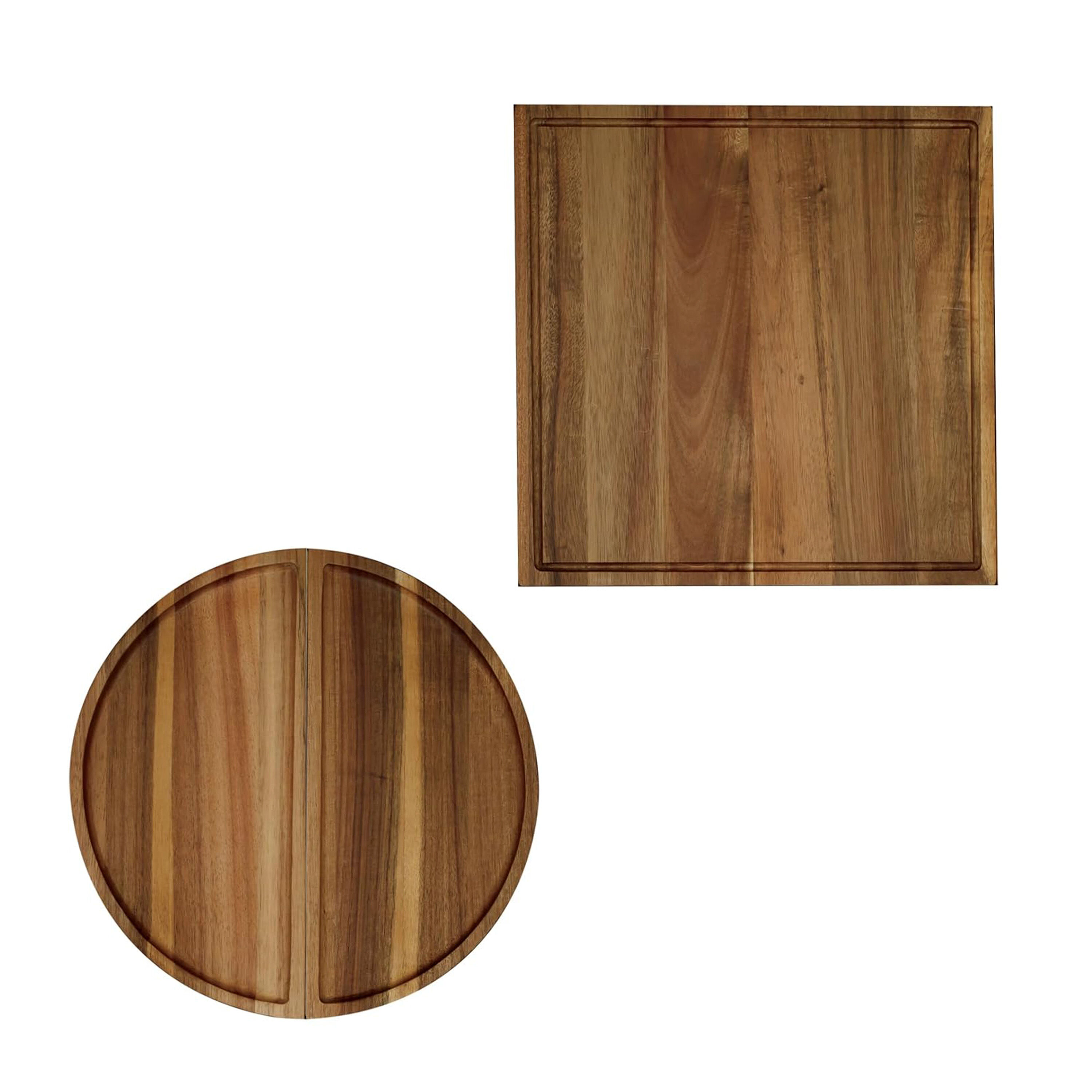 3 Piece Set – Acacia Wood Mini Oval Cutting Board - Image 3