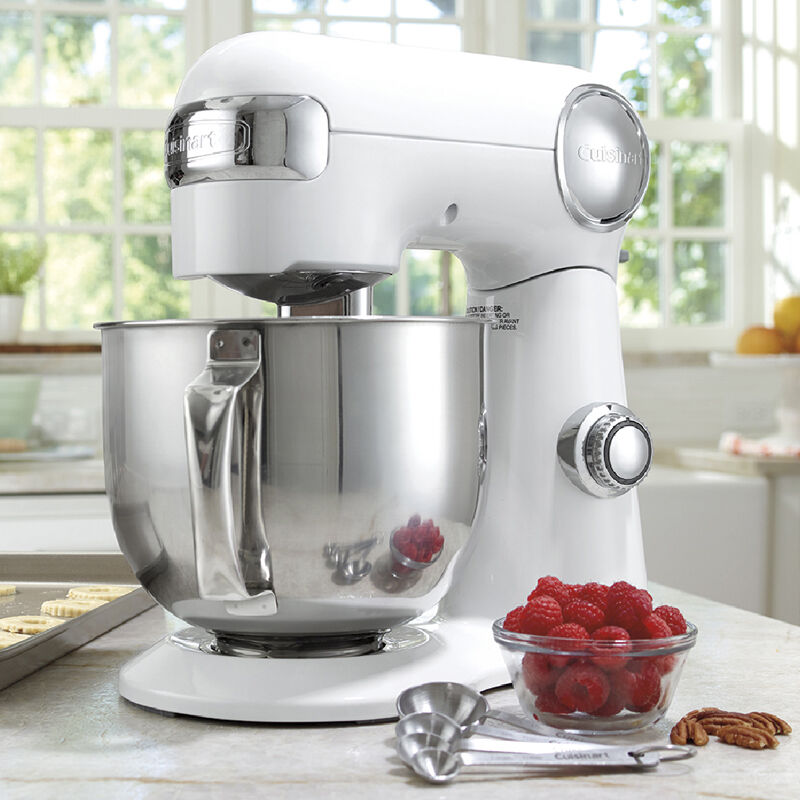 White – Precision Master 5.5-QT (5.2L) Stand Mixer — Bowl - Image 2